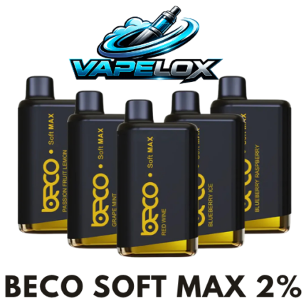 Beco Soft Max 12000 Puffs Disposable Vape 2 Percent Nicotine Dubai UAE