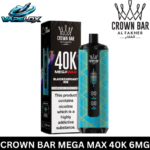 Al Fakher Mega Max Blackcurrant Ice Disposable Vape 40000 Puffs Vape Lox Dubai UAE