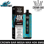 Al Fakher Crown Bar Mega Max Gum Mint Disposable Vape Vape Lox Dubai UAE