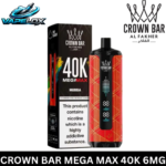 Crown Bar Al Fakher Hubba Mega Max Disposable Vape Vape Lox Dubai UAE
