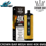 Crown Bar Al Fakher Mango Pineapple Mega Max Disposable Vape Vape Lox Dubai UAE