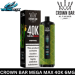 Crown Bar Al Fakher Menthol Mega Max Disposable Vape Vape Lox Dubai UAE