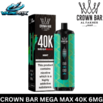 Al Fakher Mega Max Mint Disposable Vape 40000 Puffs Vape Lox Dubai UAE