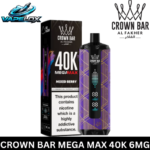 Crown Bar Al Fakher Mixed Berry Mega Max Disposable Vape Vape Lox Dubai UAE