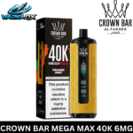 Crown Bar Mega Max 40000 Puffs By Al Fakher 6mg Disposable Vape Dubai UAE - Image 22