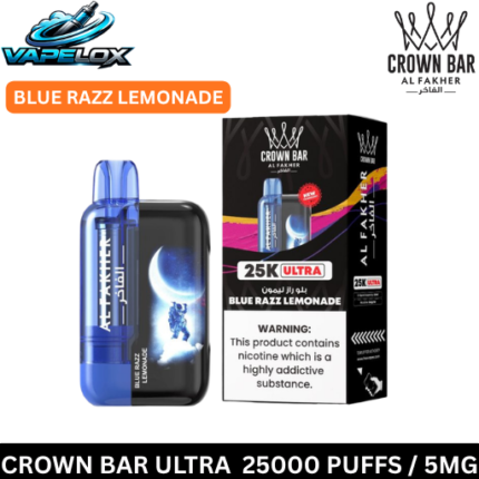 Al Fakher 25K Ultra Blue Razz Lemonade 25000 Puffs Disposable Vape Vape Lox Dubai UAE