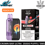 Al Fakher 25K Ultra Peach Ice 25000 Puffs Disposable Vape Vape Lox Dubai UAE