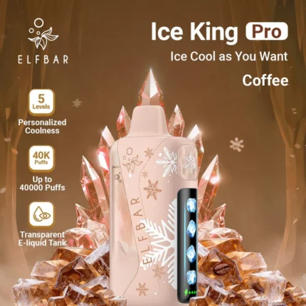 Elfbar Ice King Pro Coffee 40000 Puffs Disposable Vape Dubai UAE