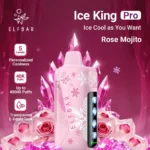 Elfbar Ice King Pro Rose Mojito 40000 Puffs Disposable Vape Dubai UAE