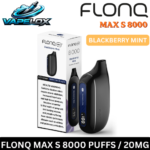 Flonq Max S 8000 Puffs Blackberry Mint Disposable Vape 2% Nicotine Vape Lox Dubai UAE