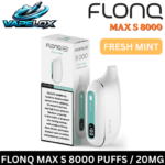 Flonq Max S 8000 Puffs Fresh Mint Disposable Vape 2% Nicotine Vape Lox Dubai UAE