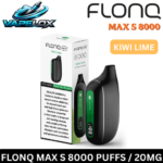 Flonq Max S 8000 Puffs Kiwi Lime Disposable Vape 2% Nicotine Vape Lox Dubai UAE