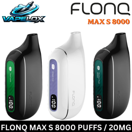 Flonq Max S 8000 Puffs Disposable Vape 2% Nicotine Dubai UAE