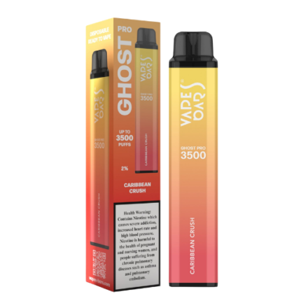 Ghost Pro Caribbean Crush 3500 Puffs Disposable Vape 2 Percent Nicotine Dubai UAE