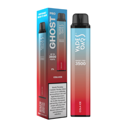 Ghost Pro Cola Ice 3500 Puffs Disposable Vape 2 Percent Nicotine Dubai UAE