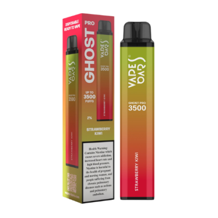 Ghost Pro Strawberry Kiwi 3500 Puffs Disposable Vape 2 Percent Nicotine Dubai UAE