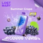 Lost Mary MT35000 Turbo Summer Grape 35000 Puffs Disposable Vape 5 Percent Vape Lox Dubai UAE