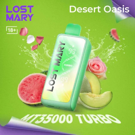 Lost Mary MT35000 Turbo Desert Oasis 35000 Puffs Disposable Vape 5 Percent Vape Lox Dubai UAE
