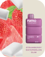 FUMMO Magnum 8000 Strawberry Watermelon Gum Disposable Vape VapeLox Dubai UAE