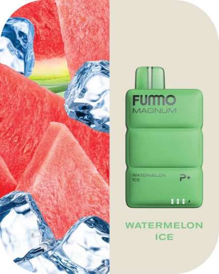FUMMO Magnum 8000 Watermelon Ice Disposable Vape VapeLox Dubai UAE