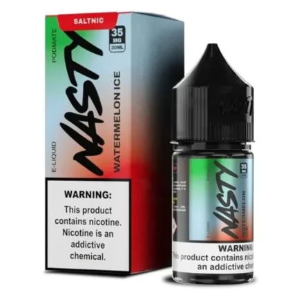 Nasty Watermelon Ice 30ml Nic Salt E-Liquid 35mg 50mg Vape Lox Dubai UAE