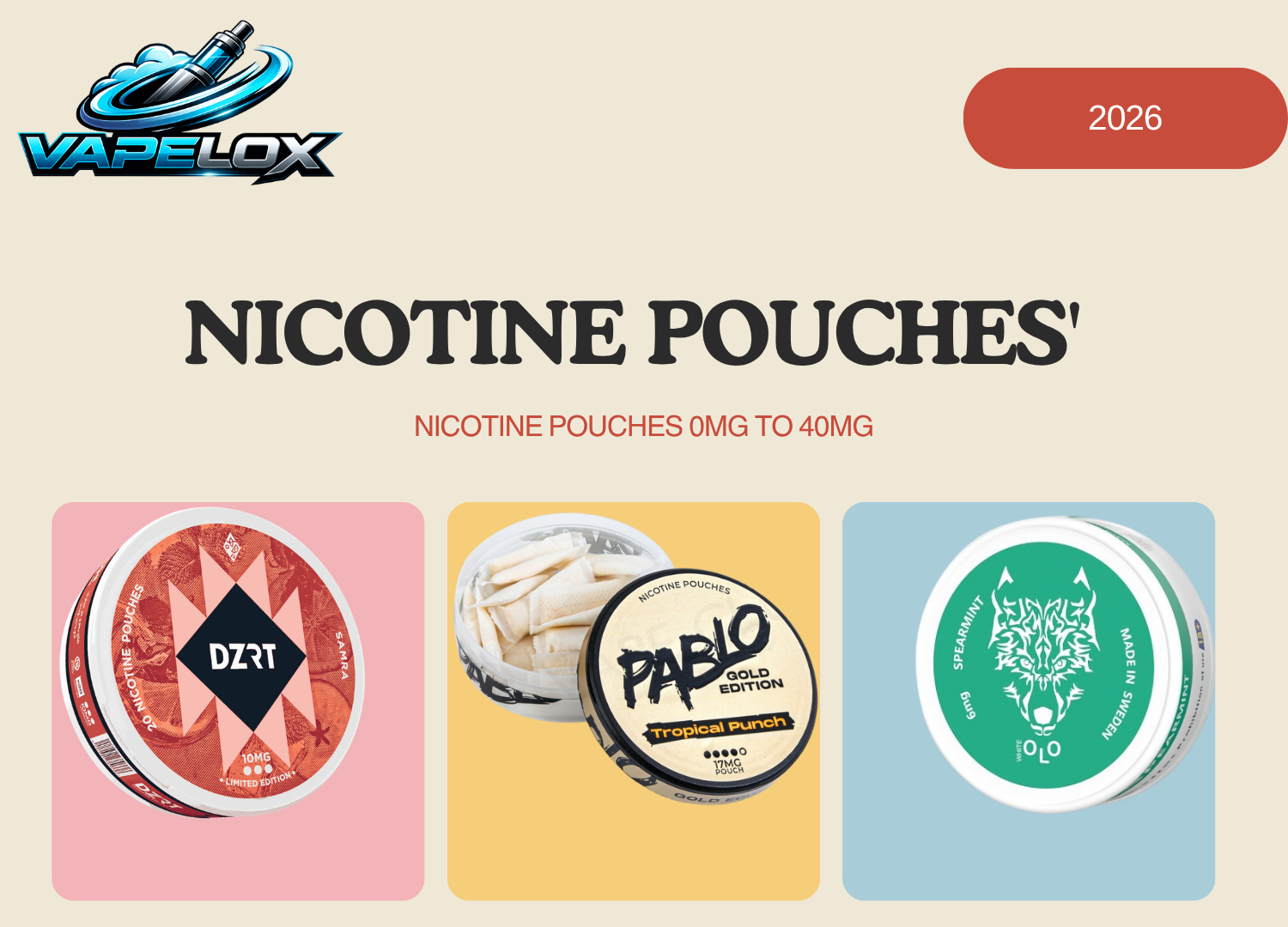 Nicotine Pouches Vapelox Dubai