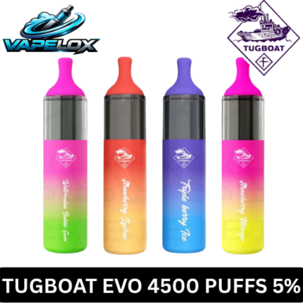 Tugboat EVO 4500 Puffs Disposable Vape 5 Percent Nicotine Dubai UAE