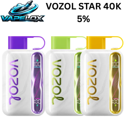 Vozol Star 40000 Puffs Disposable Vape 5 Percent Nicotine Dubai UAE