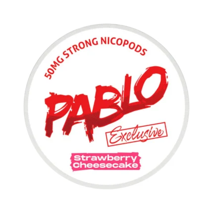 Pablo Exclusive Strawberry Cheesecake Nicotine Pouches 50mg
