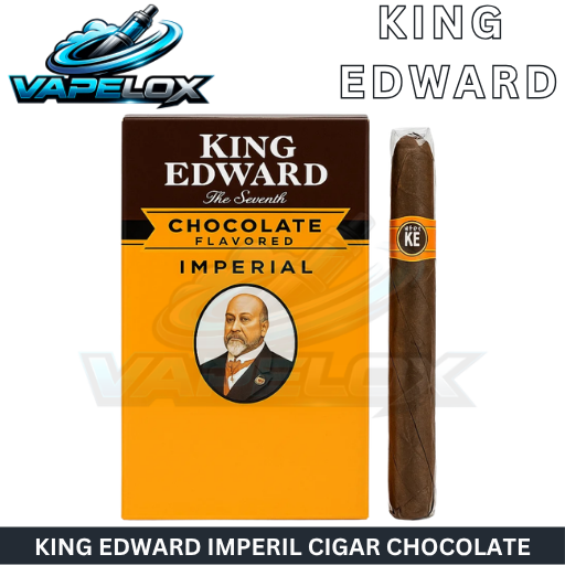 king-edward-chocolate-cigars-uae.jpg King Edward Chocolate Imperial Cigar flavored little cigar with smooth chocolate aroma in UAE