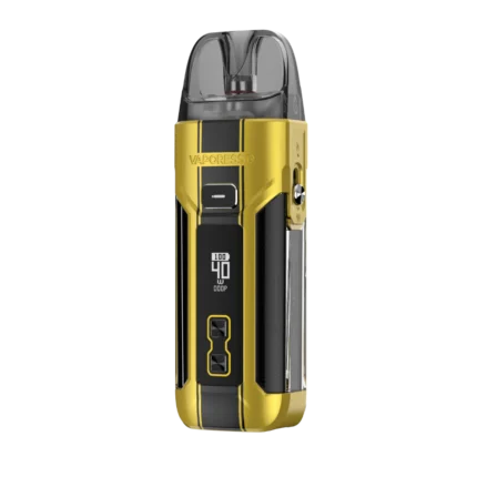 Vaporesso Luxe X Pro Kit Dazzling Yellow pod vape kit sold by Vape Lox UAE vape shop