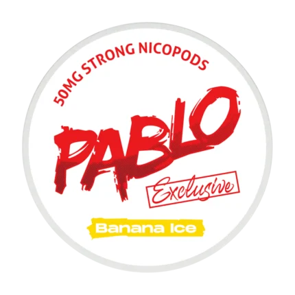 Pablo Exclusive Banana Ice Nicotine Pouches 50mg