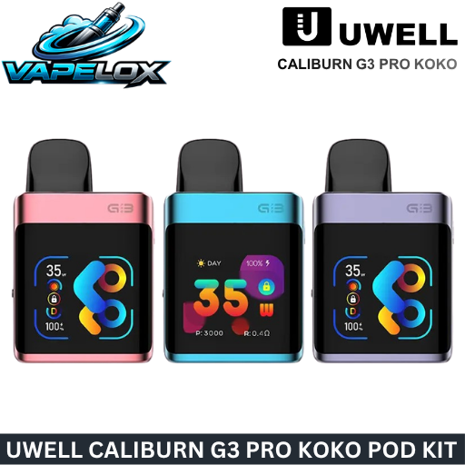Uwell Caliburn G3 Pro KOKO Pod Kit 35W Vapelox dubai UAE