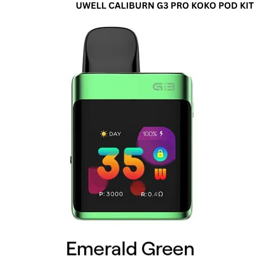 Uwell Caliburn G3 Pro KOKO Pod Kit Emerald Green