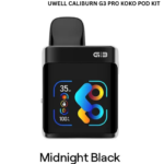 Uwell Caliburn G3 Pro KOKO Pod Kit Midnight Black