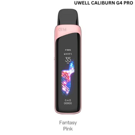 Uwell Caliburn G4 Pro Pod Kit Fantasy Pink stylish vape device