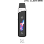 Uwell Caliburn G4 Pro Pod Kit Frost White stylish vape device