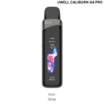 Uwell Caliburn G4 Pro Pod Kit Iron Grey stylish vape device