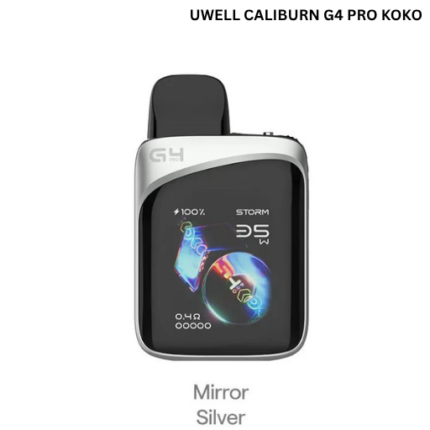 Uwell Caliburn G4 Pro KOKO Mirror Silver Pod Kit