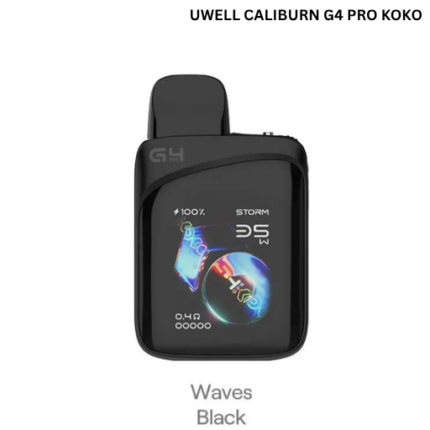 Uwell Caliburn G4 Pro KOKO Waves Black Pod Kit