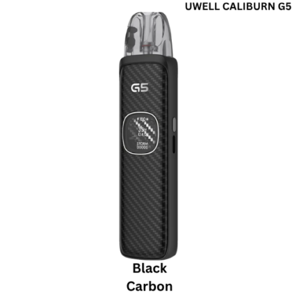 Uwell Caliburn G5 Pod Kit Black Carbon pod system vape UAE VapeLox