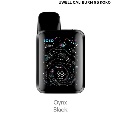 Uwell Caliburn G5 KOKO Pod Kit Onyx Black color smart pod system UAE VapeLox