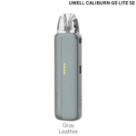 Uwell Caliburn G5 Lite SE Kit Gray Leather refillable vape pod
