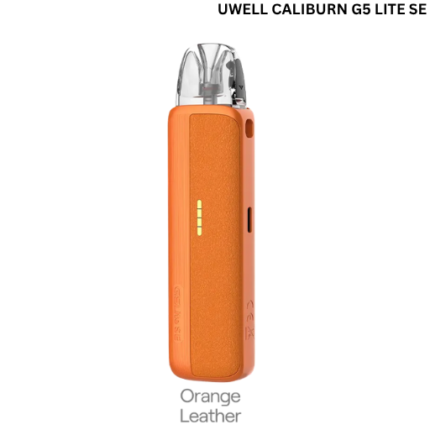 Uwell Caliburn G5 Lite SE Kit Orange Leather pod system device