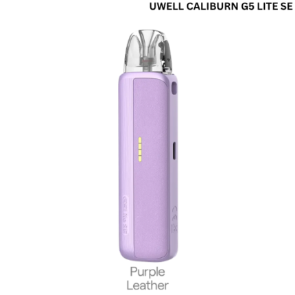 Uwell Caliburn G5 Lite SE Kit Purple Leather vape pod device