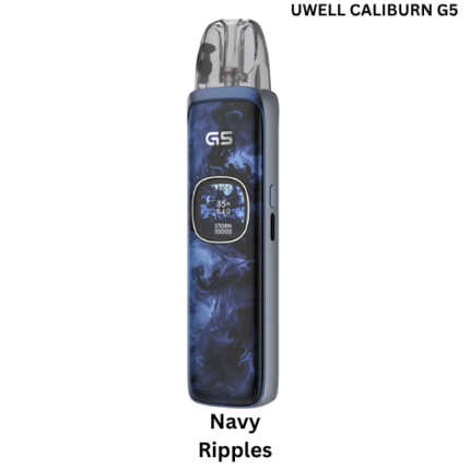 Uwell Caliburn G5 Pod Kit Navy Ripples color refillable pod vape UAE