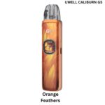 Uwell Caliburn G5 Pod Kit Orange Feathers design pod device UAE VapeLox