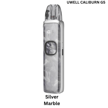 Uwell Caliburn G5 Pod Kit Silver Marble color original Uwell device UAE