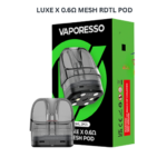 Vaporesso LUXE X 0.4 Mesh RDTL Pod Cartridge 2pcs pack replacement mesh pods for LUXE X device UAE