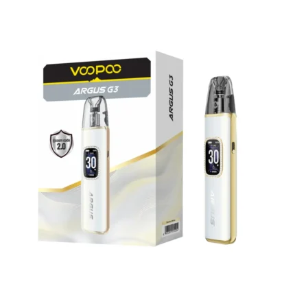 VOOPOO Argus G3 Pod Kit Diamond White finish compact pod kit UAE Vape Lox